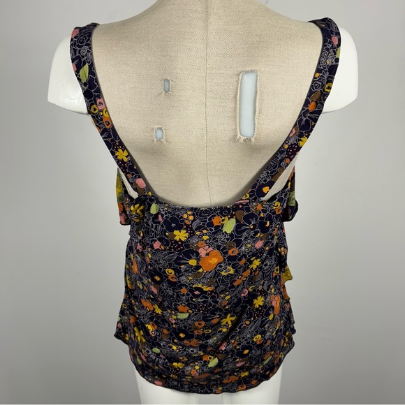 ❤️ Weston Wear Navy Floral Dress Size M - Picture 4 of 8